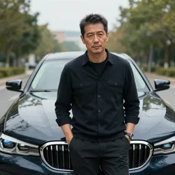 a man who looks like a BMW