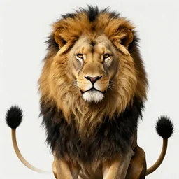 award winning beautiful portrait commission of a male furry anthro lion fursona with a tail and a cute beautiful attractive detailed furry face wearing stylish black and gold swimming clothes in a cyberpunk beach at night while it rains. Character design by charlie bowater, ross tran, artgerm, and makoto shinkai, detailed, inked, western comic book art