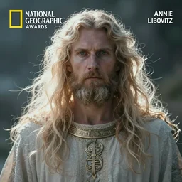 god perun portrait, slavic mythology, ethereal, national geographic award winning photo by annie leibovitz, high detailed, epic, 8k, atmospheric lighting, extreme detail, photorelism, cinematic, ethereal, ultra realistic, dramatic lighting, rim light