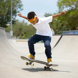 goose skateboarding