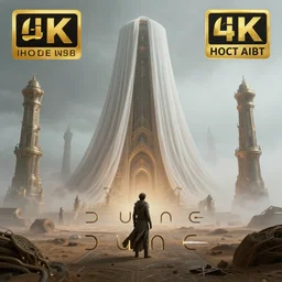 Michael Whelan art directs Dune, hyper detailed complex set, veil in the fog, photorealistic, 3d render, award winning render, unreal engine, octane render, studio lighting, 8k, hd