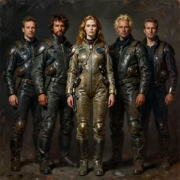 dark enlightenment, full length body portrait of a sci - fi pilot, painted by zdzislaw beksinski, jack kirby, tom lovell, alex malveda, greg staples