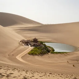 Dunhuang oasis, 1/125, 121.0 mm, ISO 100, ƒ/4.0