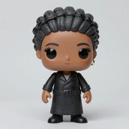 viola davis cosplay maya angelou, stop motion vinyl action figure, plastic, toy, butcher billy style