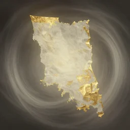 a retrowave style artwork of mississippi, a land of the dead, divine, hazy, volumetric lighting, spacetime bending, very detailed, serene, gold accents, washed out colors, beautiful artwork, master level composition, raytracing