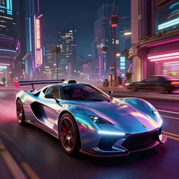 grand theft auto 7 cyberpunk sci - fi shiny hovercar gameplay. vibrant night - time. sharpened. e 3 trailer footage. render. raytracing. global illumination. featured on artstation, behance, twitter, youtube, reddit. masterpiece. fantastic lighting. incredible scene. unbelievable art. overwhelming talent. digital art by james gurney. rule of thirds.