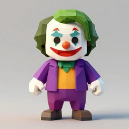 low poly joker