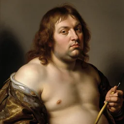 portrait of big chungus by caravaggio, renaissance, detailed