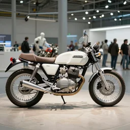fiat 5 0 0 motorcycle, a prototype demo at the hall of science