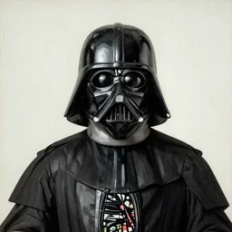 portrait of Dart Vader by Hans Holbein,
