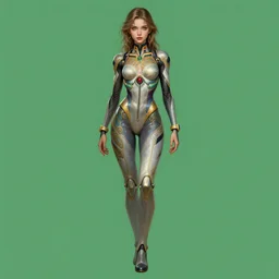 ultra realistic illustration of a beautiful girl in an eva plugsuit against a green background for chroma key, hyper detailed, full body, sci - fi, fantasy, intricate, elegant, highly detailed, digital painting, artstation, concept art, smooth, sharp focus, illustration, by artgerm and greg rutkowski and alphonse mucha, trending on artstation