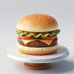 cake art, hamburger cake, tasty, youtube, photography, 8 k, octane render, ultra - realistic, intricate details, food, instagram, sharp focus, depth of field, bokeh, daniel krieger, gourmet, lisa frank - s 5 0