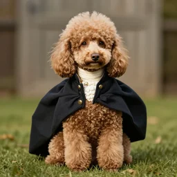 georg washington as a poodle