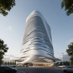 render of futuristic building designed by alberto campo baeza, octane render, cinematographic, 4 k
