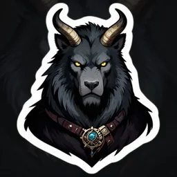 sticker art of noble savage