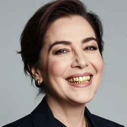 selma hayek with gold teeth