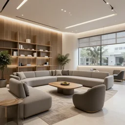 a modern lounge interior design