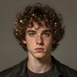 portrait of archie andrews, freckles, curly peaky blinders hair, intricate, elegant, glowing lights, highly detailed, digital painting, artstation, concept art, smooth, sharp focus, illustration, art by wlop, mars ravelo and greg rutkowski