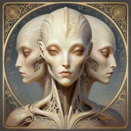symmetry!! portrait of xenon alien in the style of horizon zero dawn, machine face, intricate, elegant, highly detailed, digital painting, artstation, concept art, smooth, sharp focus, illustration, art by artgerm and greg rutkowski and alphonse mucha, 8 k