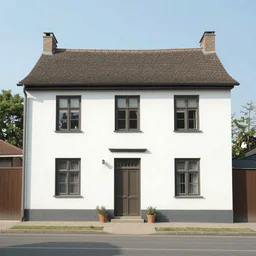 the front side of a commoners house, year 1 9 3 1