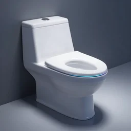 a concept art of a gaming toilet with rtx and rgb lighting by razer