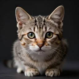 A professional photo of the cutest kitten in the world; high-quality, dramatic lighting, extremely high detail, trending on artstation