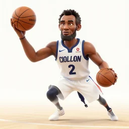 nba player headshot, 2 k 2 1 character design, on court action, playstation 4, abraham lincoln