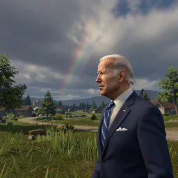 Joe Biden in VRChat, game screenshot