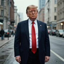donald trump starring in russian depressing arthouse movie about city life
