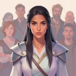 centered head - on medium shot painted portrait maya ali as sorcerer, destiny 2, gloomhaven, pastel colours, octane render, unreal engine, matte painting concept art, fanart artstation by maxfield parrish and jesper ejsing and rhads and lois van baarle and ilya kuvshinov and rossdraws