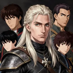 portrait of geralt of rivia by atay ghailan & akira toriyama & ken sugimori & takeshi obata & hiromu arakawa & masashi kishimoto & yusuke murata & hayao miyazaki & masashi ando,