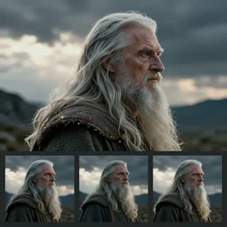 gandalf profile pictures, style of simon stalenhag