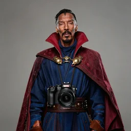 snoop dogg as doctor strange, marvel cinematic universe, mcu, canon eos r 3, f / 1. 4, iso 2 0 0, 1 / 1 6 0 s, 8 k, raw, unedited, symmetrical balance, in - frame,