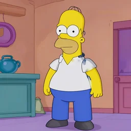 a photograph of walter white as homer simpson in the simpsons ( 1 9 8 9 )