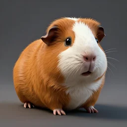 3d render of a guinea pig as an elden ring boss, unreal engine
