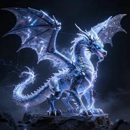 dragon made of lightning