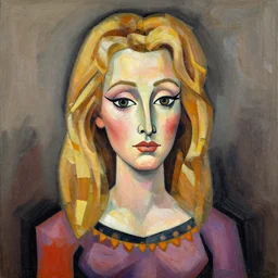 cubist portrait of dolly parton by picasso