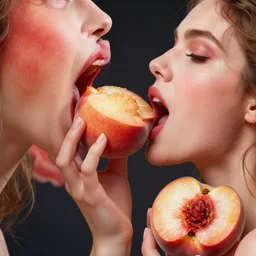 by thomas saliot hyperdetailed, improvisational. a beautiful assemblage. in the dream, she is easting a peach, on venus. the flesh is sweet & juicy, slightly bitter. it mingles with sydan's taste in a delicious way.