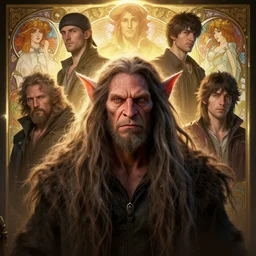 highly detailed portrait of a troll with long hairs, stephen bliss, unreal engine, fantasy art by greg rutkowski, loish, rhads, ferdinand knab, makoto shinkai and lois van baarle, ilya kuvshinov, rossdraws, tom bagshaw, alphonse mucha, global illumination, radiant light, detailed and intricate environment