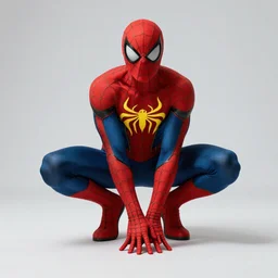 a red and yellow symbiote inspired Spiderman character, comic book style, digital art, 4k