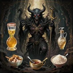 List of ingridents required to summon the ancient god of terror