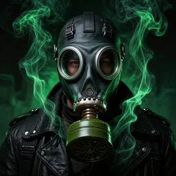 man in a gas mask portrait, black green smoke matrix, noir, stylized liquid smoke twisting, dark fantasy, cinematic lighting, intricately detailed, liam brazier, petros afshar, peter mohrbacher, artstation