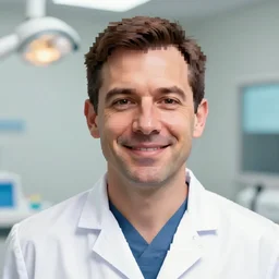 a highly detailed pixel portrait of a dentist, james gurney, james jean
