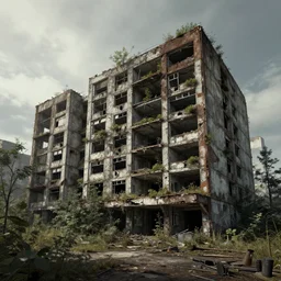 a beautiful detailed rendering of unknown backroom level urbex city building abandoned industrial architecture by adolf loos, wilderness darkacademia laser reclaimed by nature, archdaily, wallpaper, highly detailed, trending on artstation.