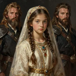 portrait of nomad young girl in dress cloth greg manchess portrait painting of bard, d & d, fantasy, medium shot, asymmetrical, intricate, elegant, matte painting, illustration, hearthstone, by greg rutkowski, by greg tocchini, by james gilleard, by joe fenton