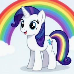 my little pony drawn by h. r. giger, wholesome art, fun art, rainbows, a digital art, very detailed, in style of h. r. giger, mate painting, smooth