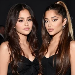 ariana grande mixed with selena gomez - n 4