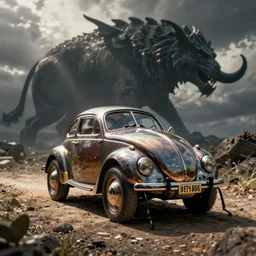 Beetle Boss in shadow of the colossus world
