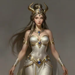 a highly detailed illustration of goddess ishtar, intricate, elegant, highly detailed, centered, digital painting, artstation, concept art, smooth, sharp focus, league of legends concept art, wlop