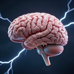 brains and brainstems in a large electric field, trending on artstation, 4k, hyperrealistic, focused, extreme details, unreal engine 5, cinematic, masterpiece, high resolution, detailed